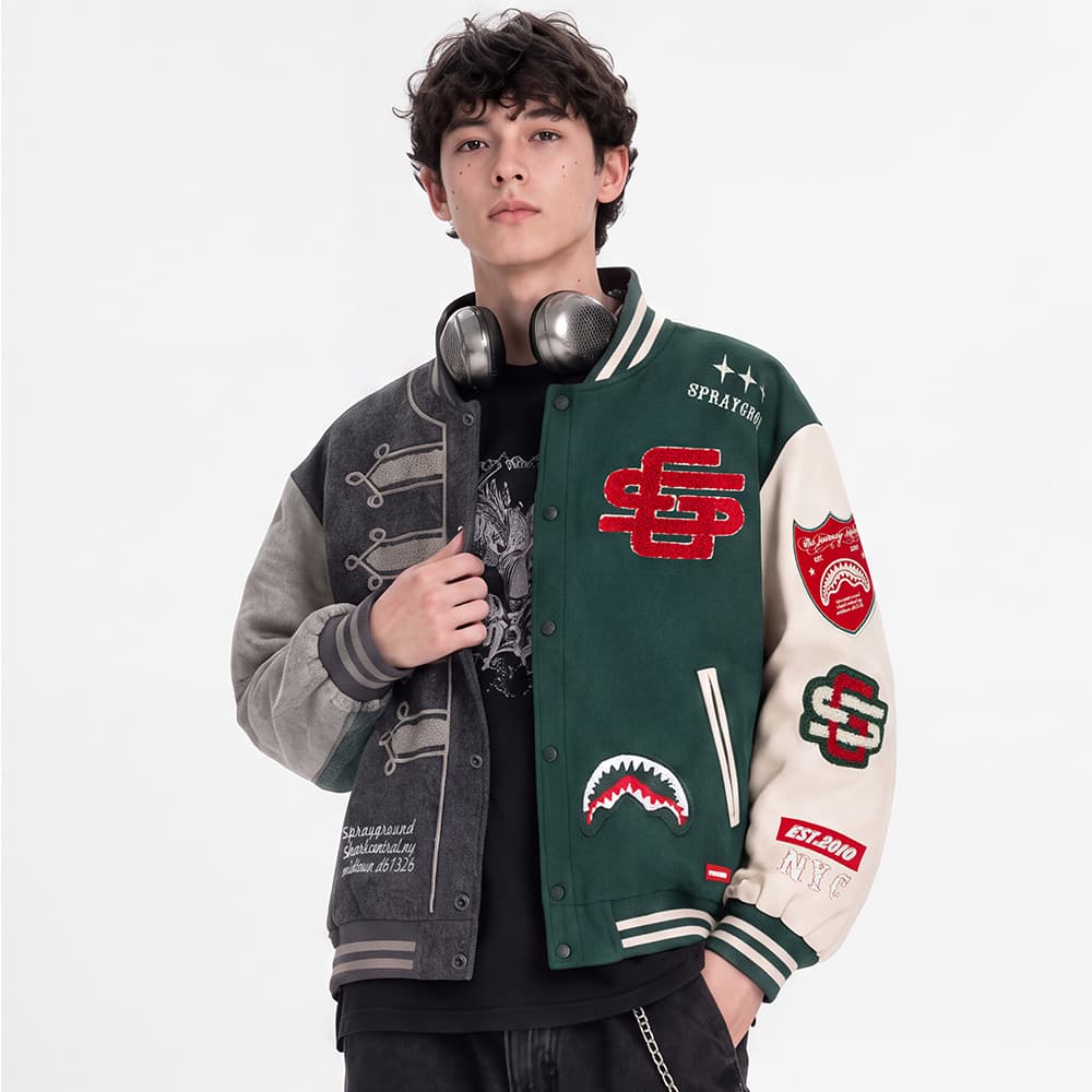 Бомбер SPRAYGROUND Бейсбольная куртка Унисекс - изображение 6