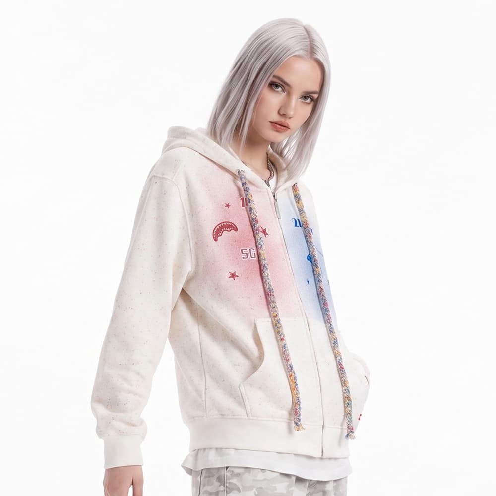 Худи SPRAYGROUND Экрю Женские Толстовки - изображение 4