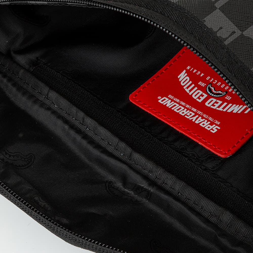 Поясная сумка SPRAYGROUND Поясная сумка (бандана) из ПВХ унисекс черная - изображение 3