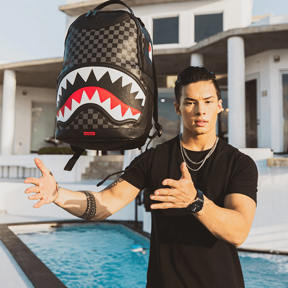 Рюкзак Sprayground Shark Mouth Checkered Backpack - изображение 9