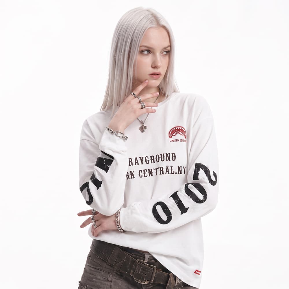 Футболка SPRAYGROUND Белый Женские T-рубашки - изображение 3
