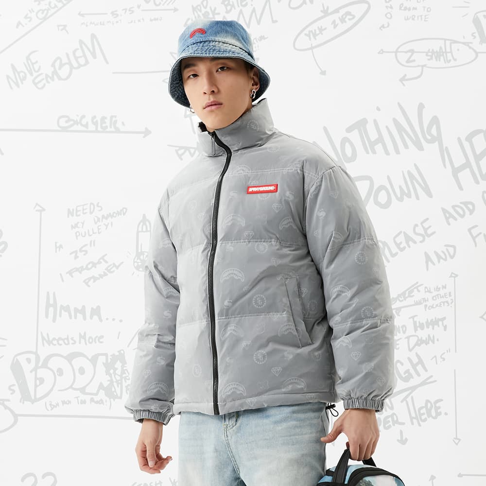 Зимняя куртка SPRAYGROUND logo - изображение 4