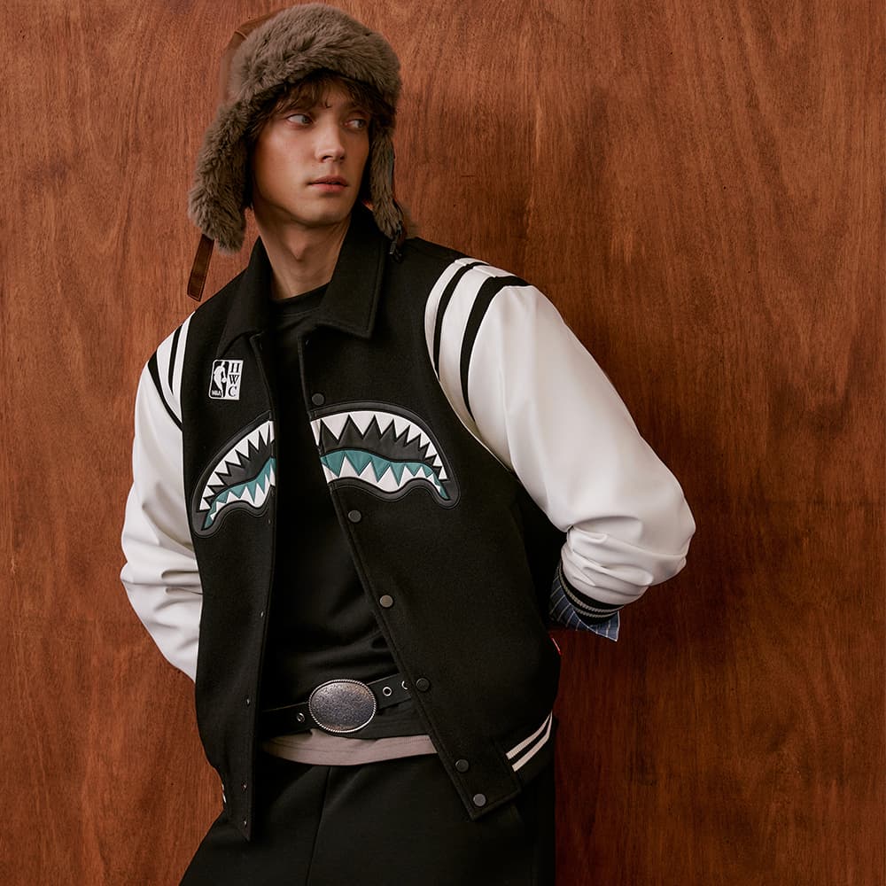 Бомбер SPRAYGROUND | NBA HWC Мужской Бейсбольные куртки - изображение 3