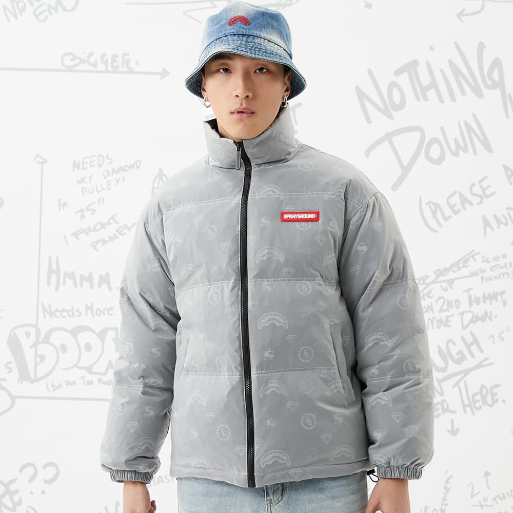 Зимняя куртка SPRAYGROUND logo - изображение 3