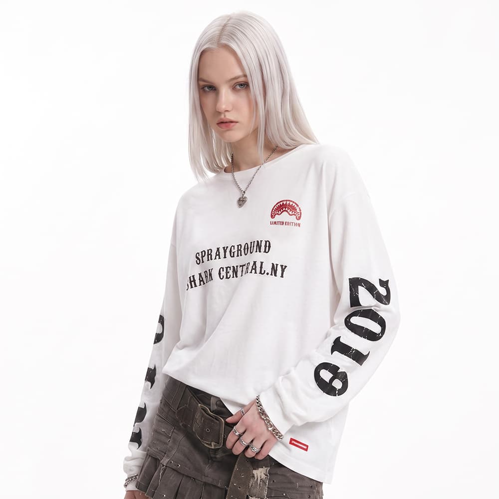 Футболка SPRAYGROUND Белый Женские T-рубашки - изображение 6