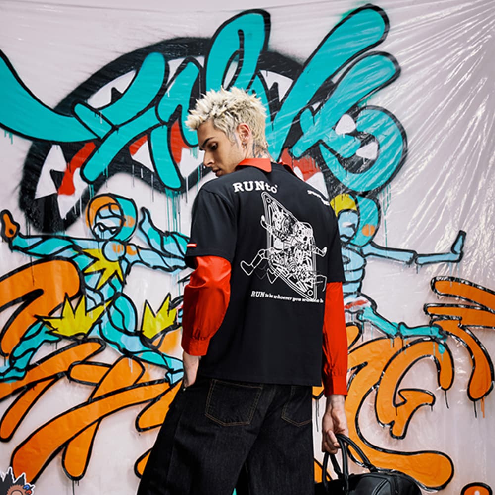 Футболка SPRAYGROUND Мужские T-рубашки - изображение 10