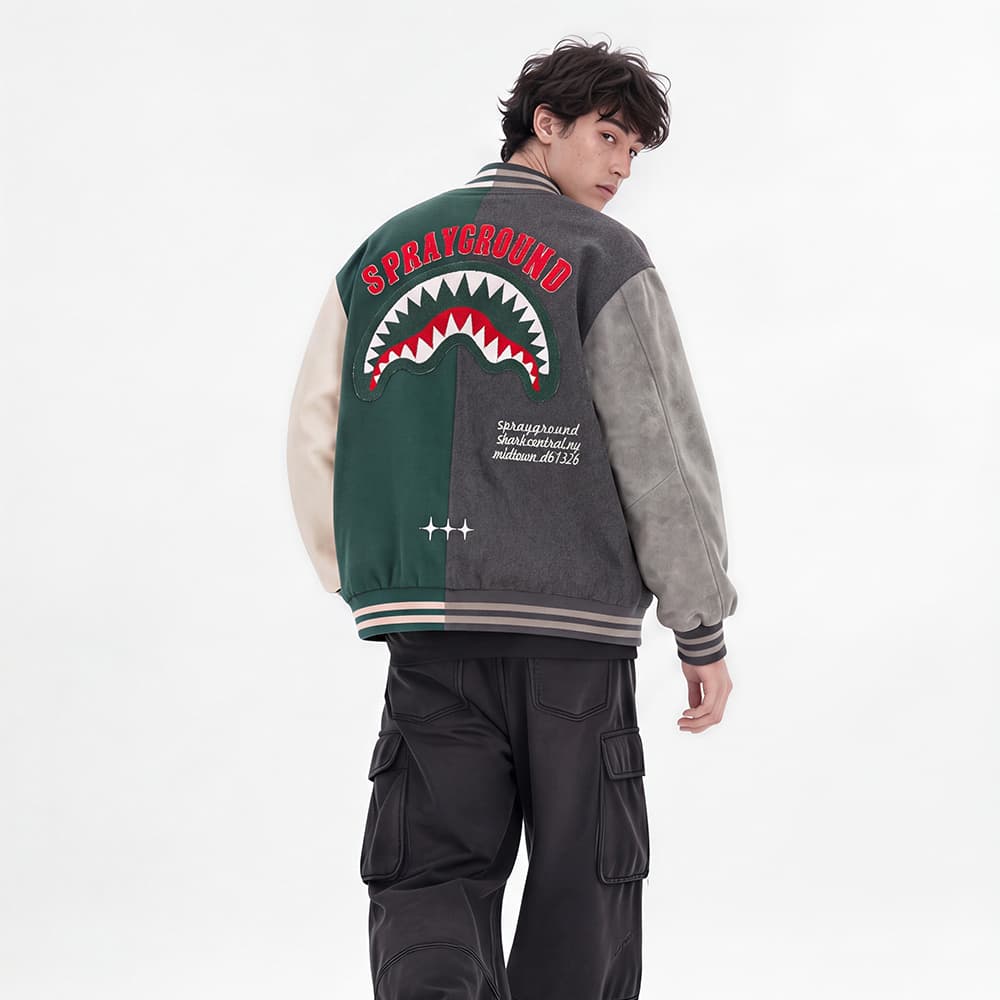 Бомбер SPRAYGROUND Бейсбольная куртка Унисекс - изображение 4
