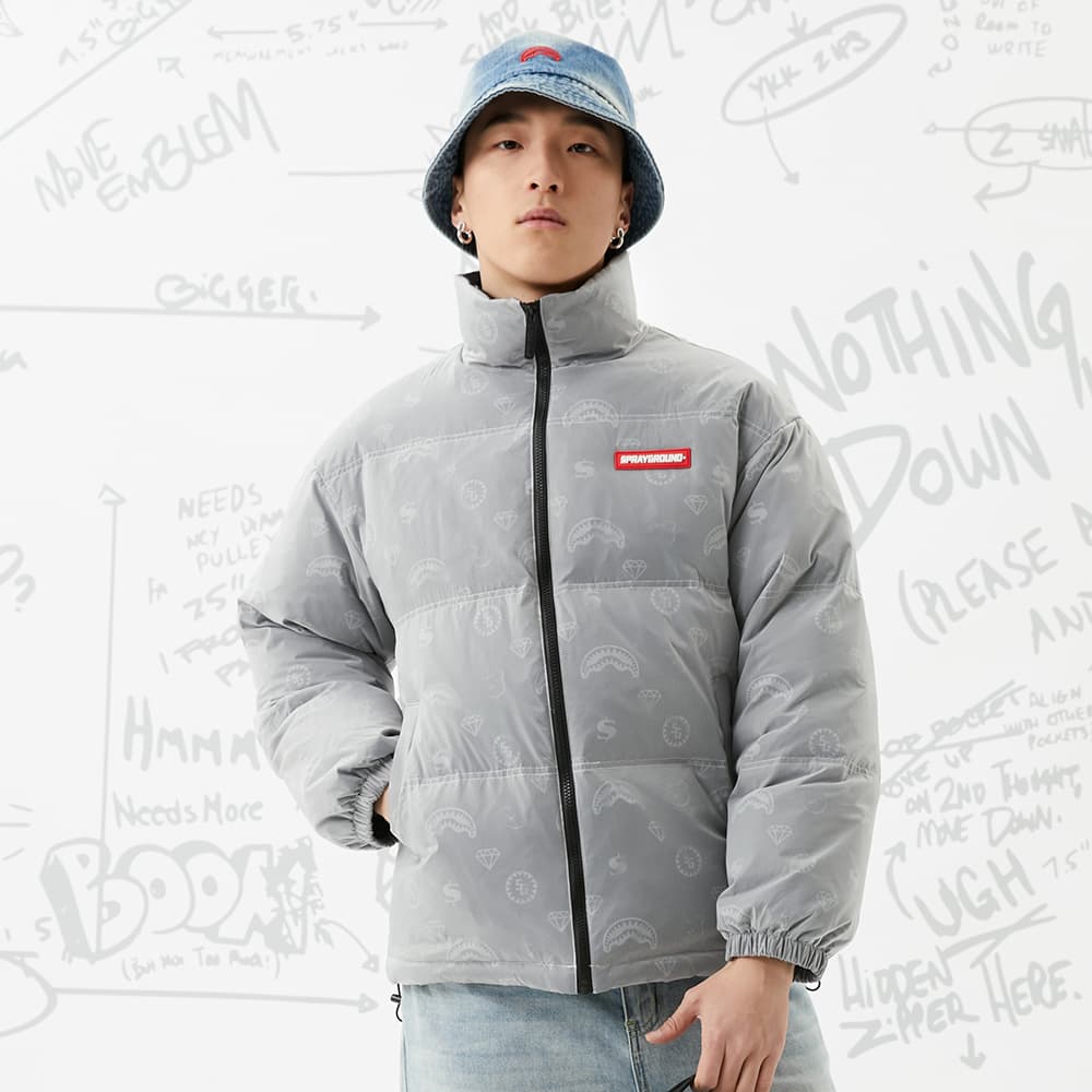 Зимняя куртка SPRAYGROUND logo - изображение 5