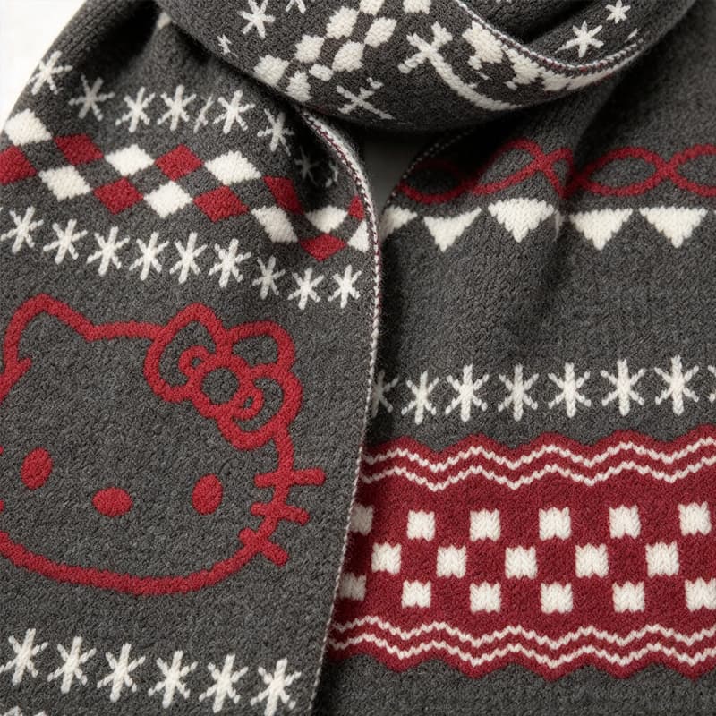 Шарф Санрио Хелло Китти Knit Scarves Unisex - изображение 2