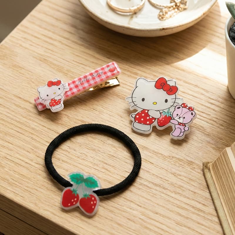 Заколка Sanrio Hello Kitty Акриловая резинка для волос Женская - изображение 7