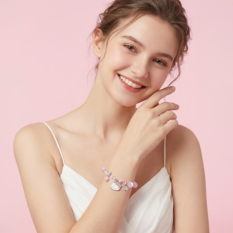 Браслет Sanrio x Hello Kitty Циркон Сплав Браслеты Унисекс - изображение 2