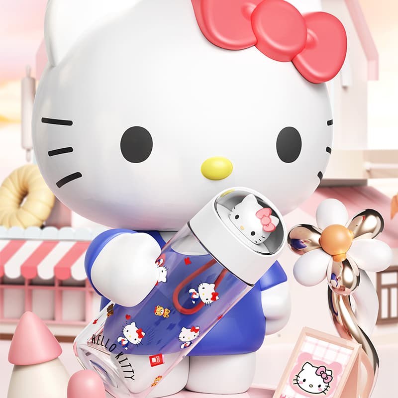 Санрио x AIKESI Hello Kitty Collection Пластиковая подставка для стакана 500 мл - изображение 7