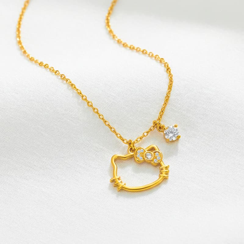 Ожерелье Sanrio Сплав Цепочки и Ожерелья Женские Золото Серебро - изображение 2