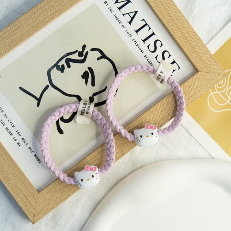 Sanrio Hello Kitty Акриловая резинка для волос Женская - изображение 4