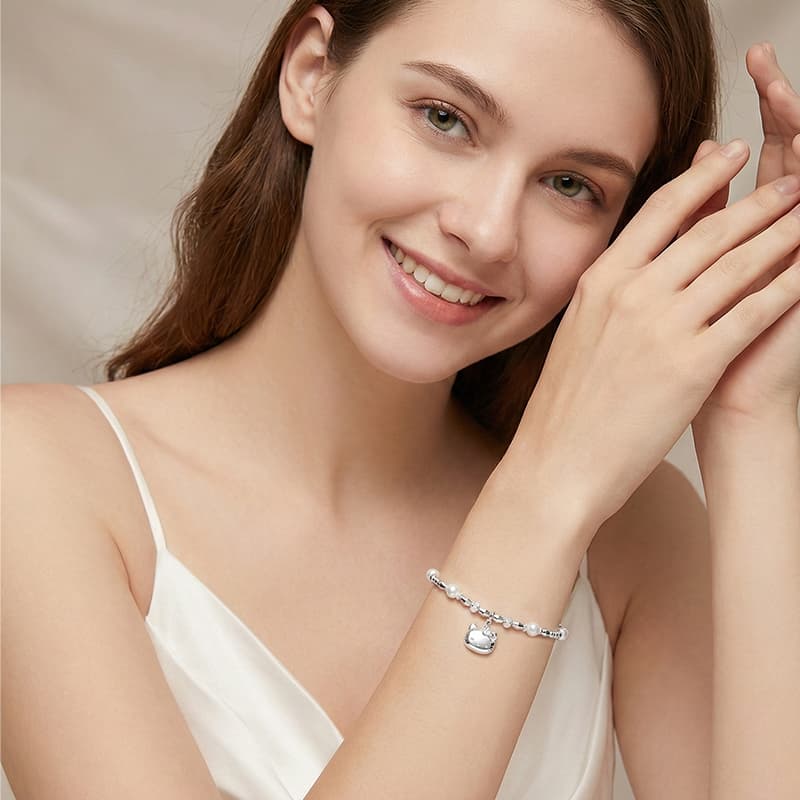 Браслет Санрио Сплав Циркон Браслеты Women's Silver - изображение 2