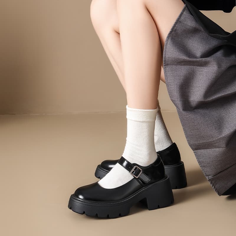 ZHR Mary Jane Platform 5cm Black - изображение 7