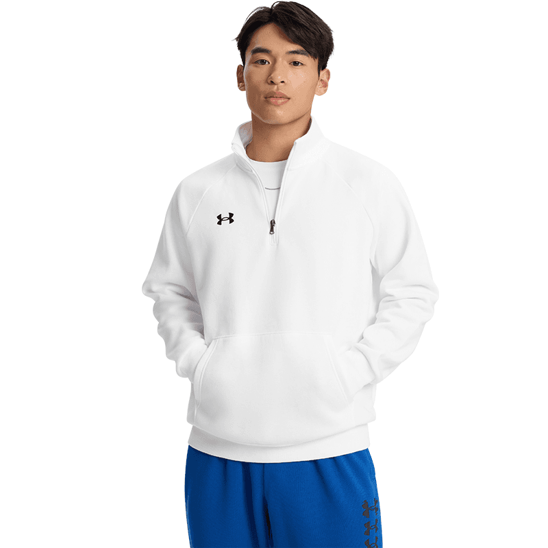 Куртка Under Armour Rival Куртки и Пальто Мужские Белые - изображение 4