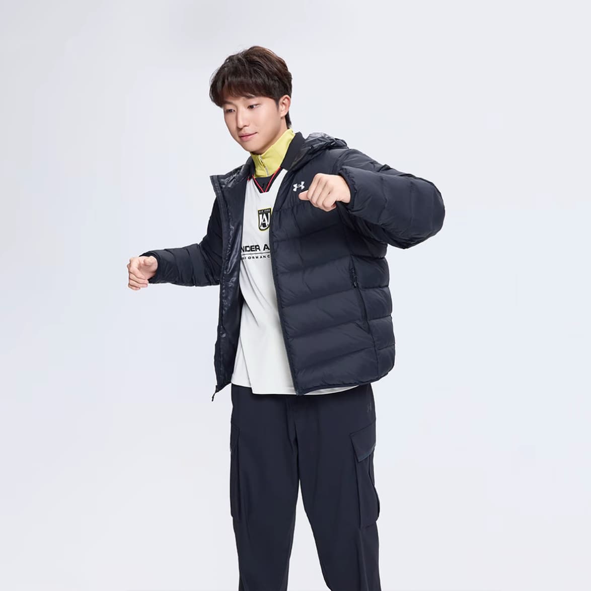 Зимняя куртка Under Armour Пуховик Мужской Черный - изображение 3