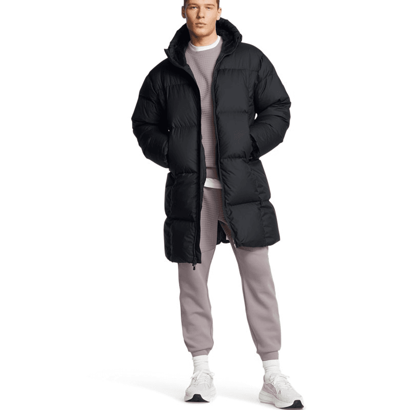 Зимняя куртка Under Armour FW25 Пуховик Мужской Черный - изображение 5