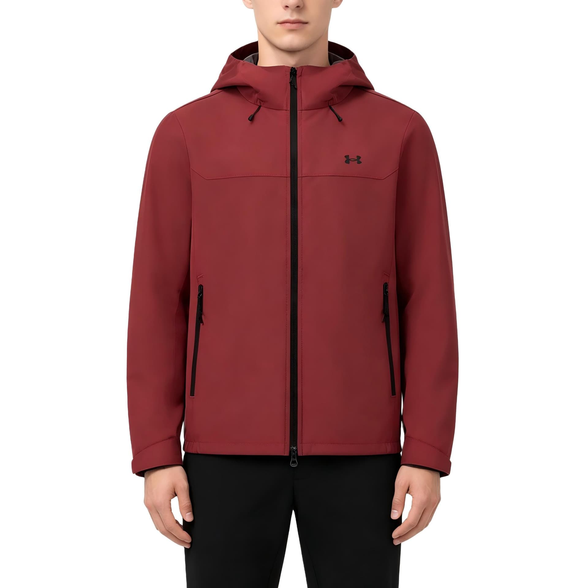 Куртка Under Armour APAC Твердая оболочка HD Куртка Мужской Темно-красный - изображение 3