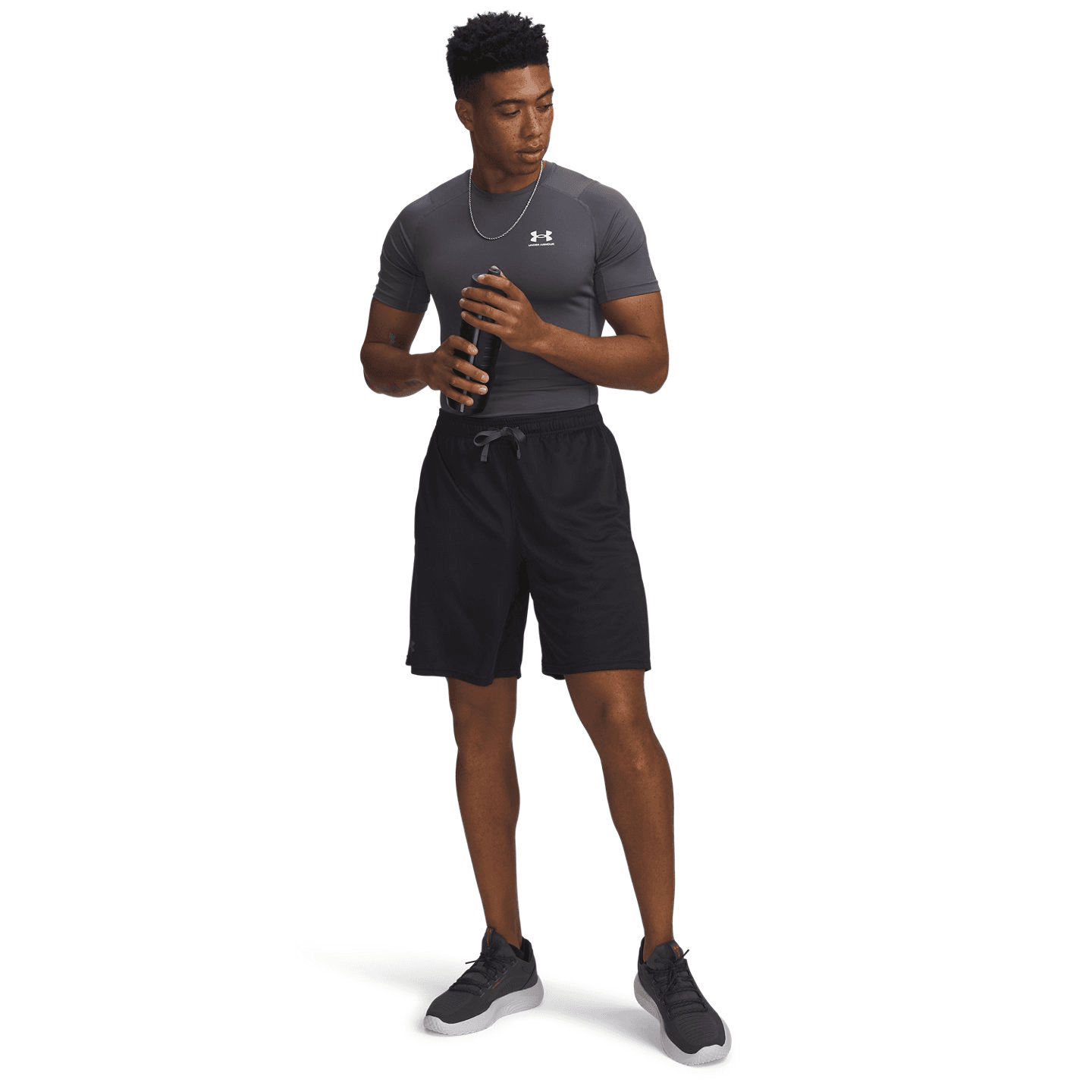 Тренировочные штаны Under Armour Tech Mesh Shorts Black - изображение 7