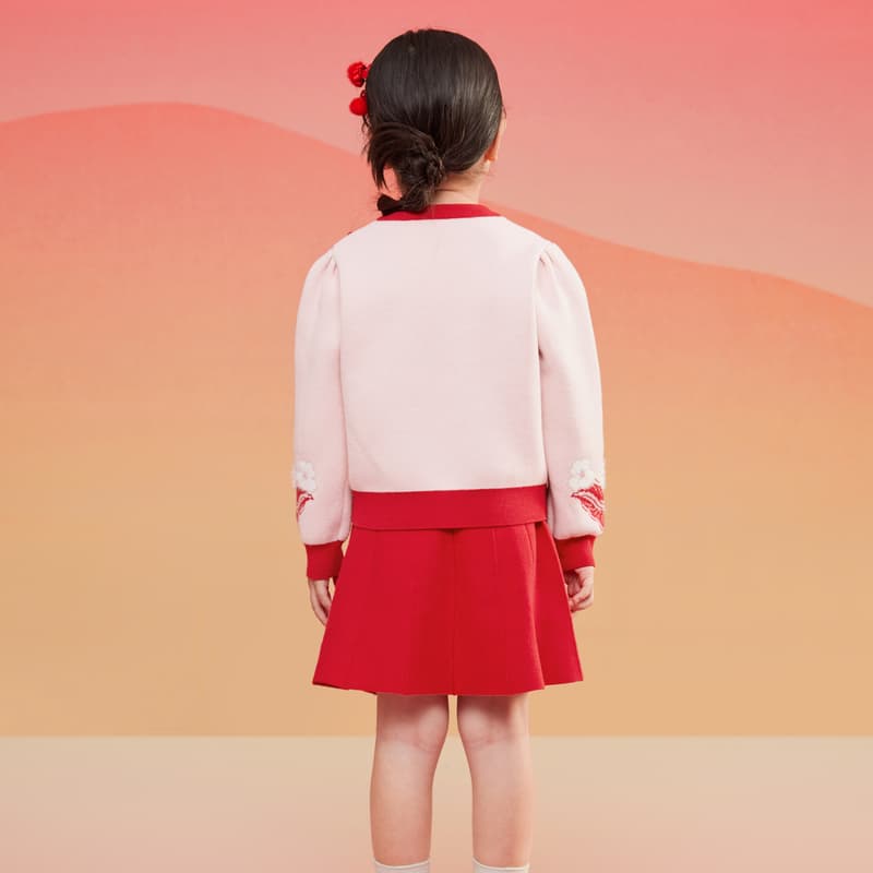 Детский комплект BALABALA для девочек 3-7 лет с юбкой - изображение 5