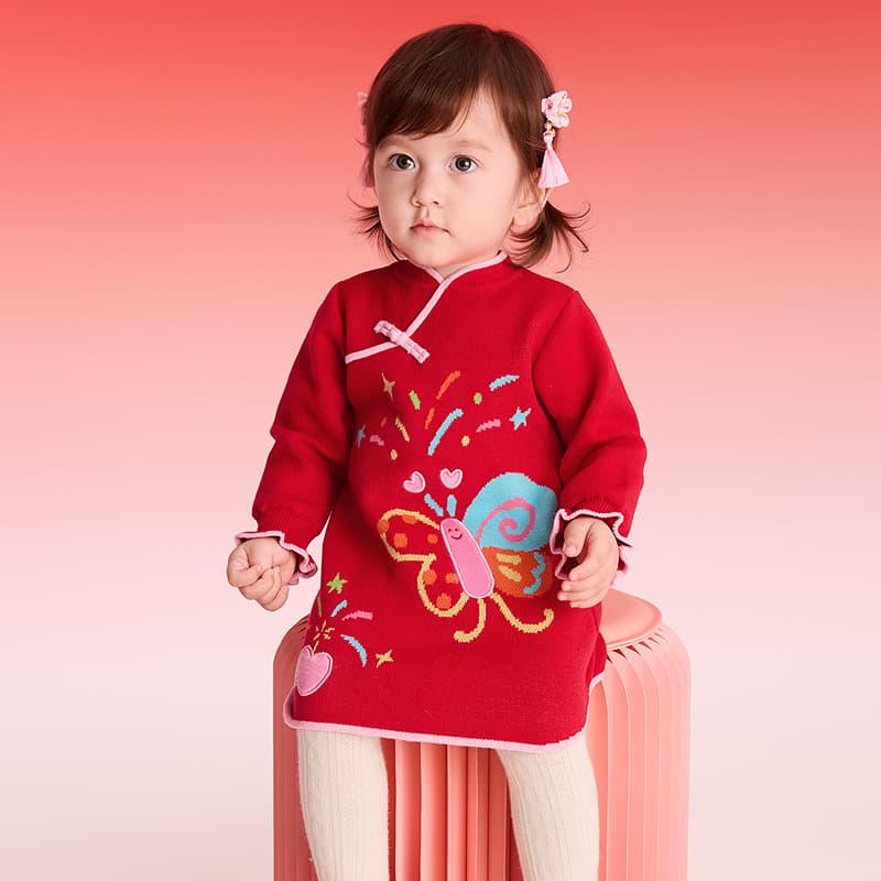 Balabala Красный тон 00366 Kids Платья - изображение 4