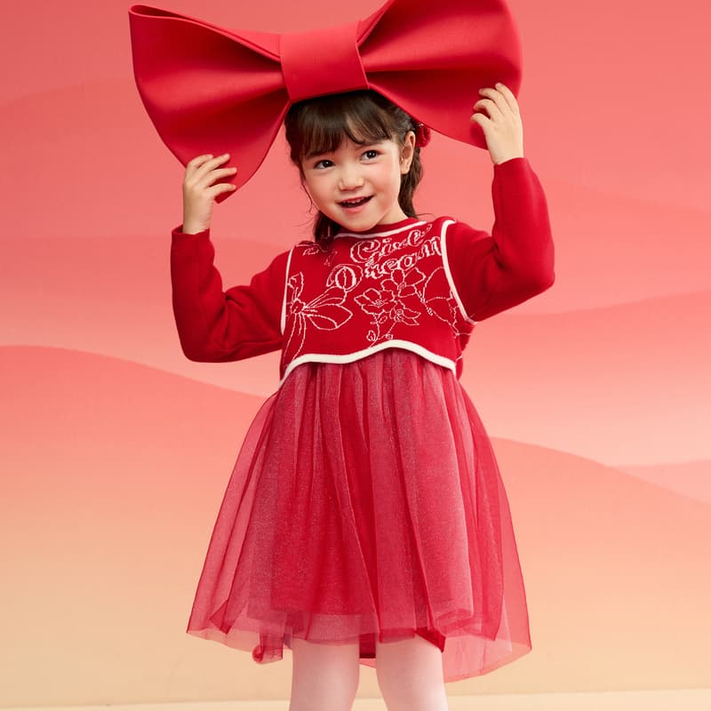 BALABALA Платье Красный тон Детское 3-7 лет - изображение 4