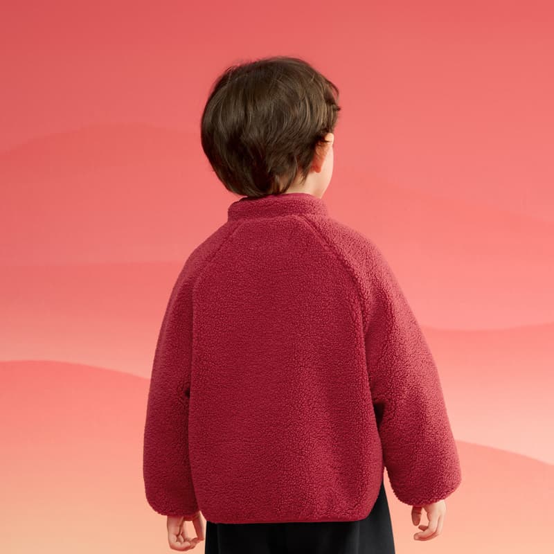 Balabala Хлопковый пуховик бордового цвета для детей 3-7 лет - изображение 6