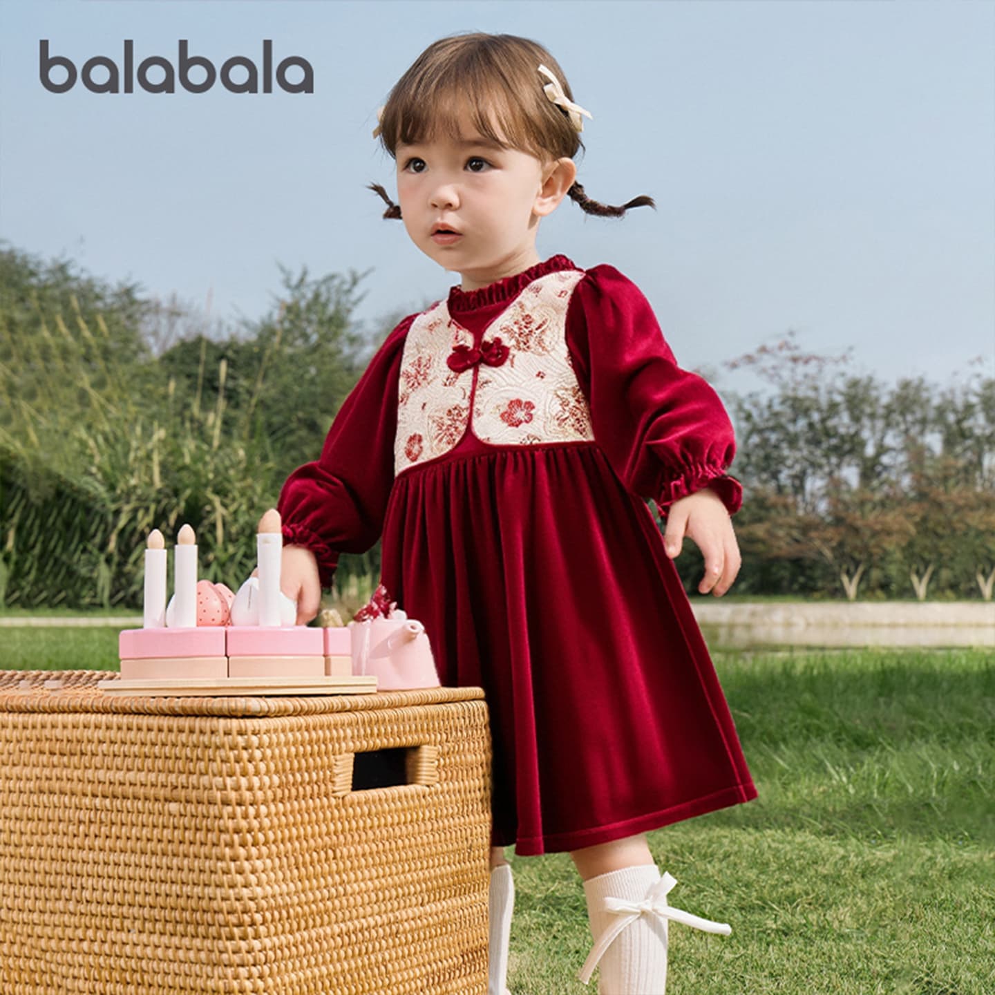 Balabala Красный тон 00366 Kids Платья - изображение 3