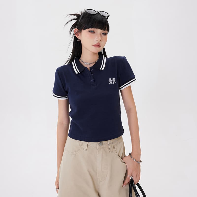Футболка Kazalin SS24 Navy Tee - изображение 4