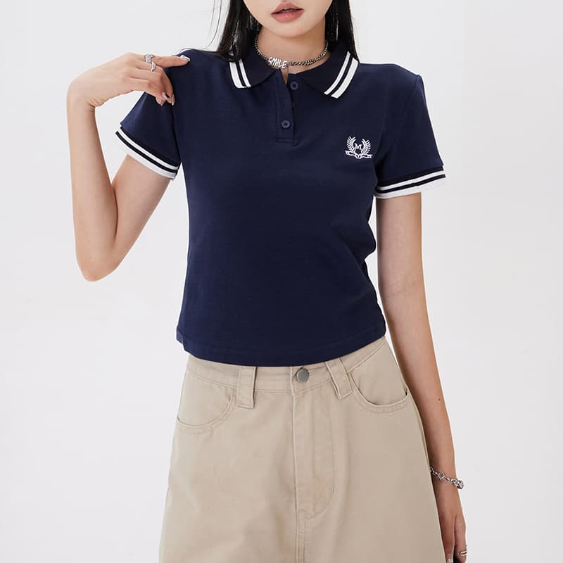 Футболка Kazalin SS24 Navy Tee - изображение 3