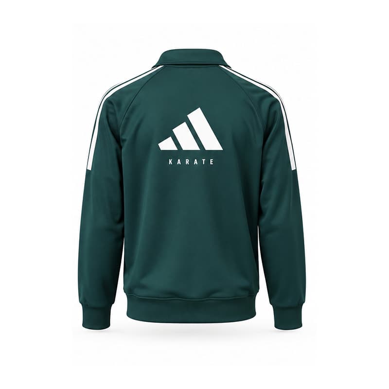 Adidas Спортивный костюм темно-зеленый белый для детей - изображение 3