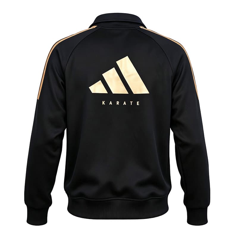 Adidas Спортивный Костюм Черный золотой Стиль Детский - изображение 3