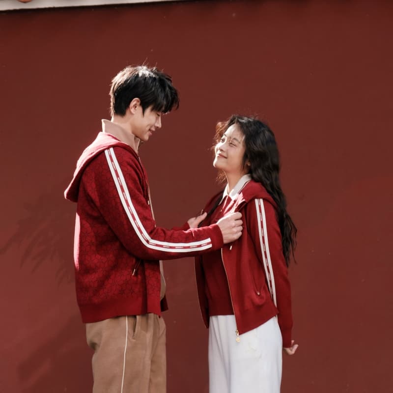 LI-NING 1990 Club Series цветной клетчатый кардиган с капюшоном и молнией длинный рукав трикотаж мужской - изображение 5