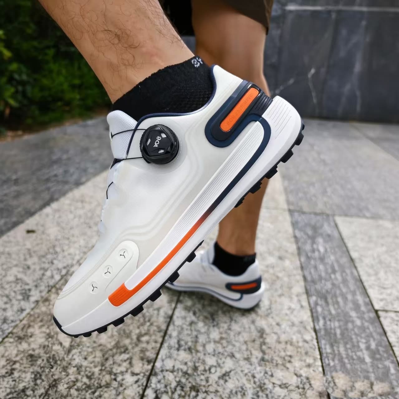 Кроссовки для гольфа LI-NING 1990 Обувь для гольфа Мужской Стандартный белый - изображение 10