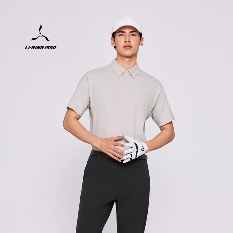 Поло LI-NING 1990 Elite Series Антибактериальный поло с быстрой сушкой и охлаждающим эффектом из импортной пике ткани, удобный крой, весенне-летний, мужской - изображение 3