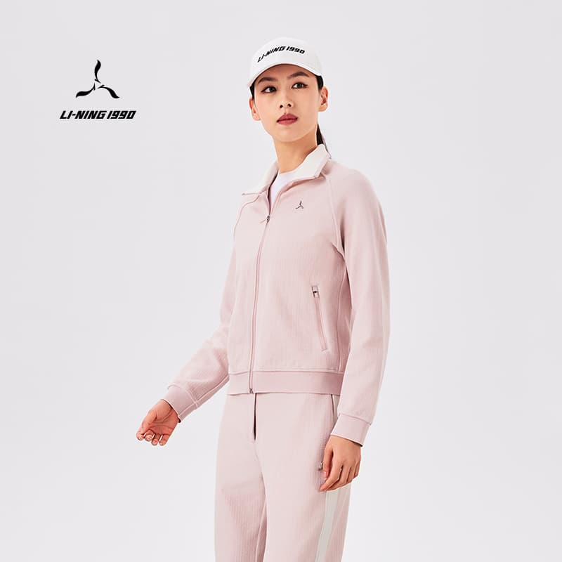 Куртка LI NING 1990 Тихий Фиолетовый Женские Куртки - изображение 4