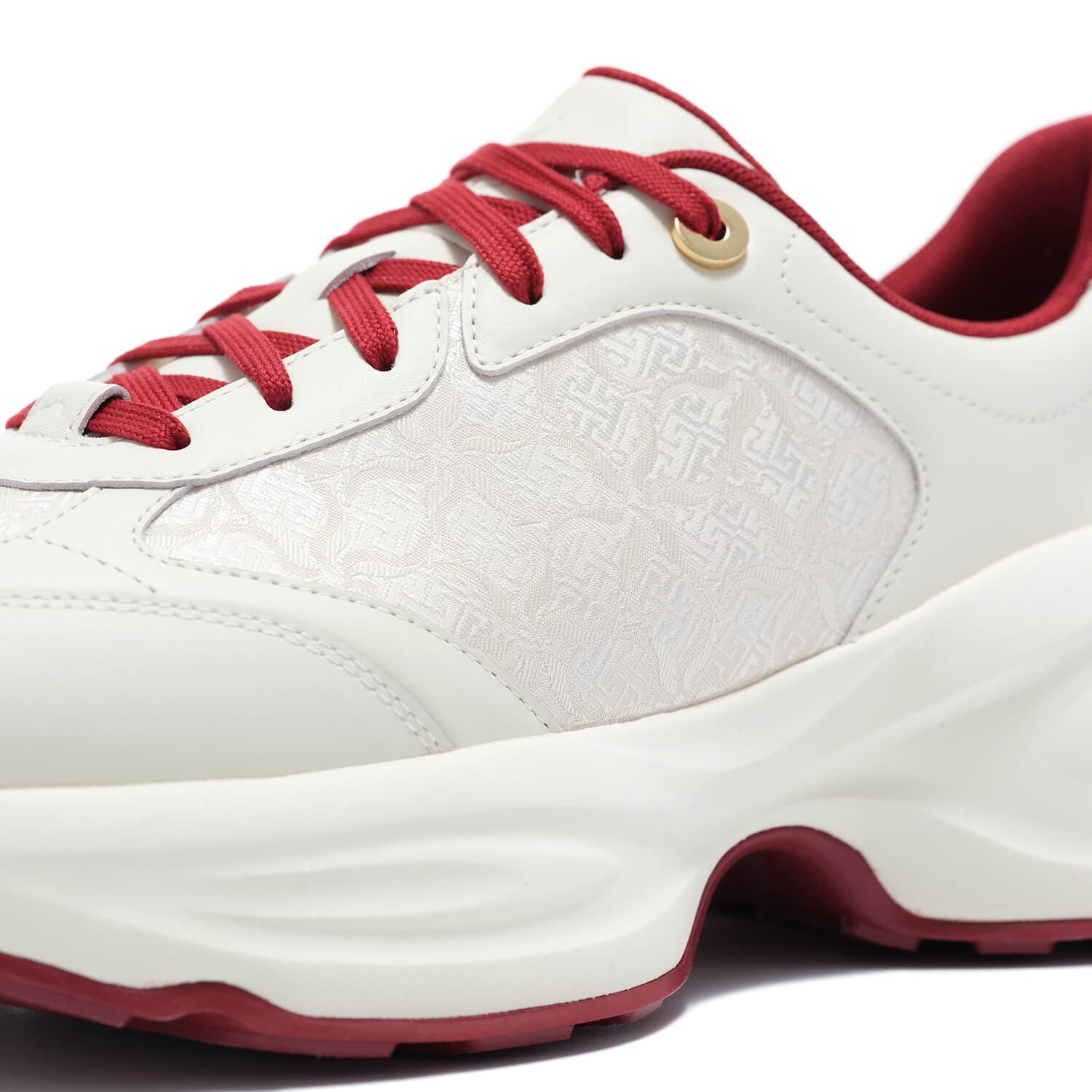 Кроссовки LI-NING 1990 Коровья кожа Повседневные толстоподошвенные кроссовки V2 Cloud Club Мужской - изображение 8