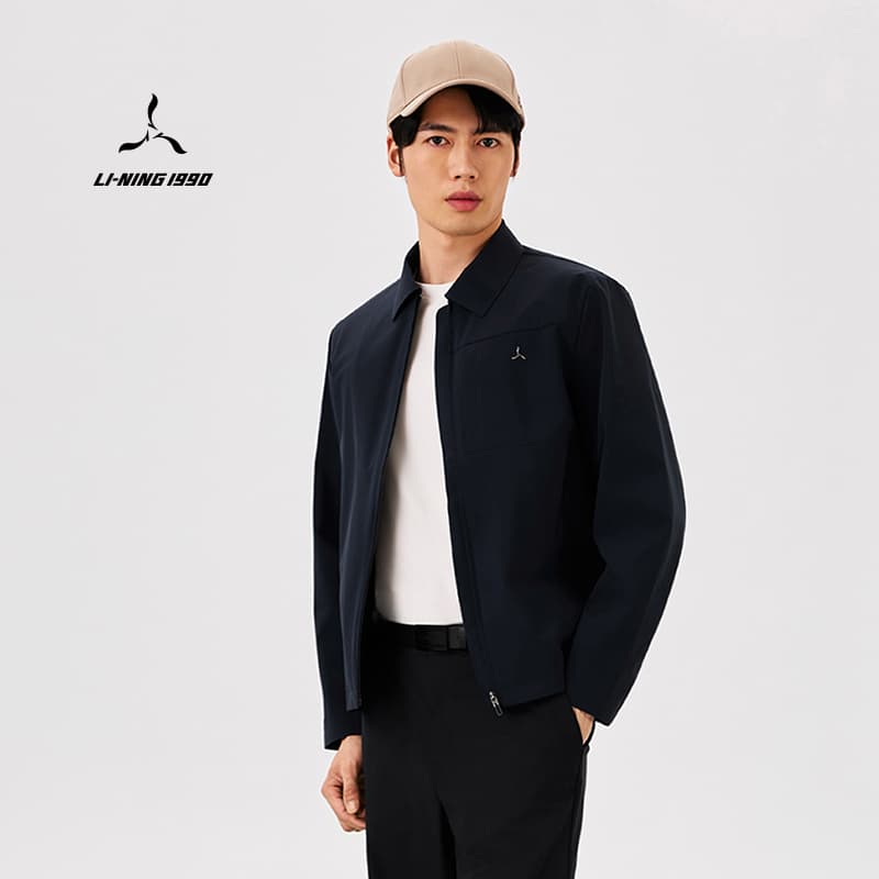 Куртка LI NING 1990 Темный Чёрно-синий Мужской Куртки - изображение 3