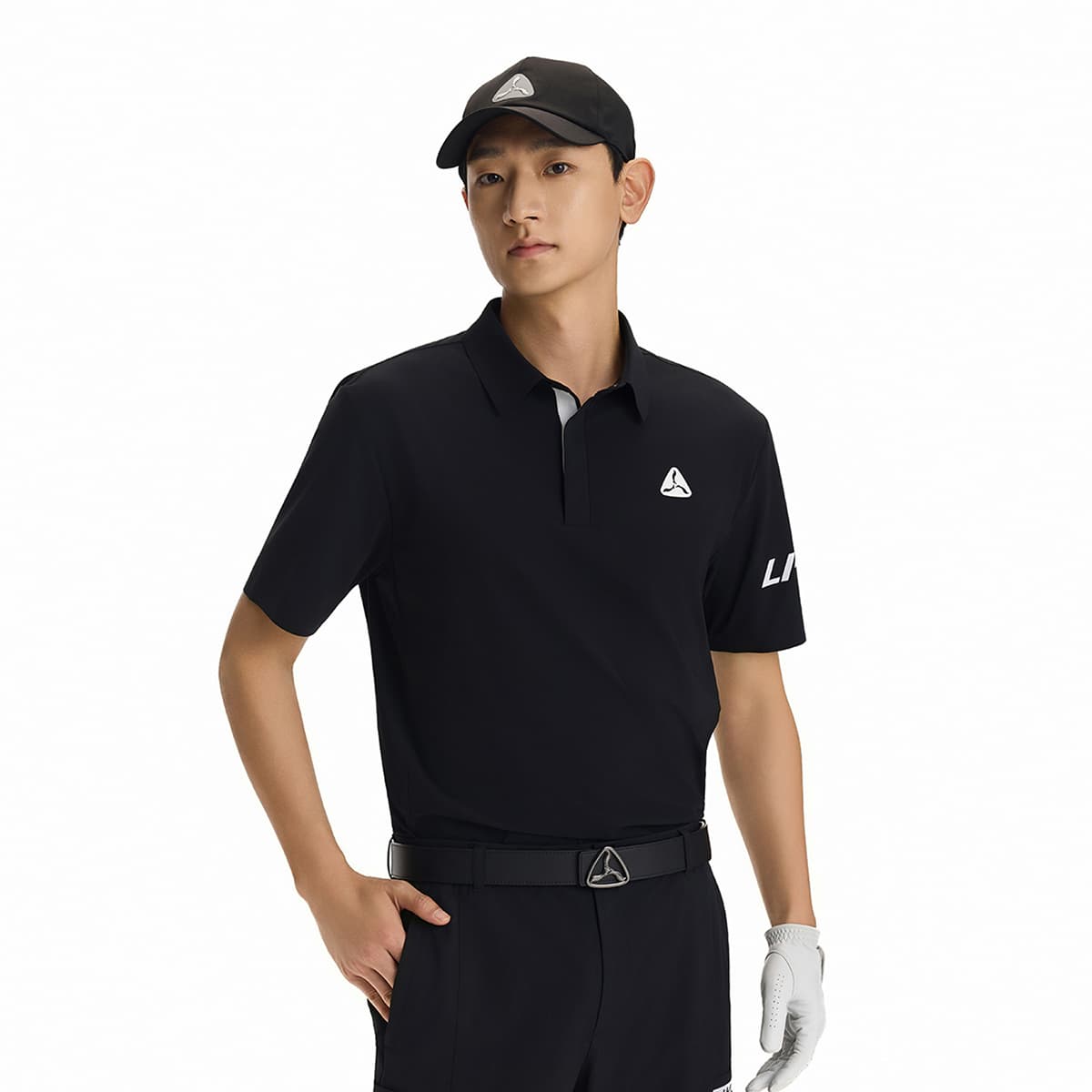 Поло LI NING 1990 Golf Collection Поло Мужской Черный - изображение 4