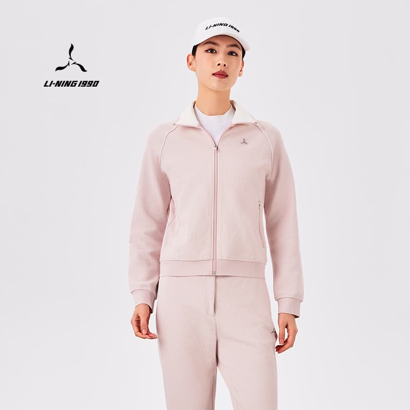 Куртка LI NING 1990 Тихий Фиолетовый Женские Куртки - изображение 3