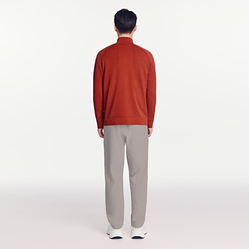 LI NING 1990 Classic Collection Пуловер Трикотаж Мужской Dan Каштановый Коричневый - изображение 5