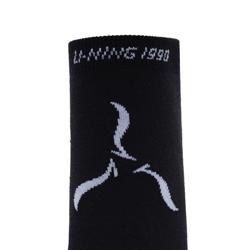 LI NING 1990 Classic Collection Низкие носки Унисекс 1 шт Черный - изображение 2