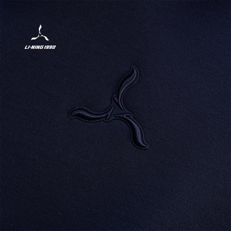 Худи LI-NING 1990 Классическая укороченная женская толстовка без капюшона - изображение 5