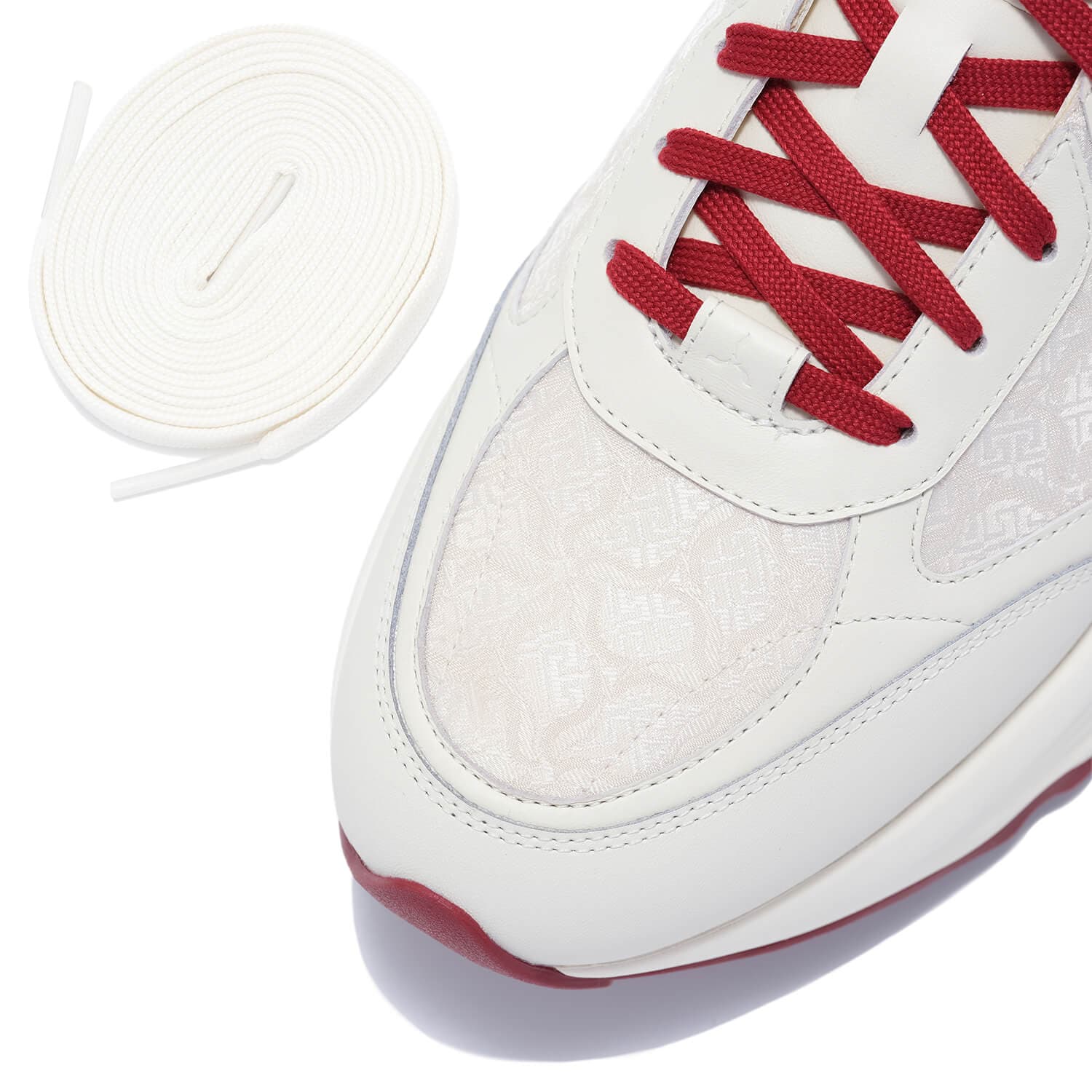 Кроссовки LI-NING 1990 Коровья кожа Повседневные толстоподошвенные кроссовки V2 Cloud Club Мужской - изображение 6