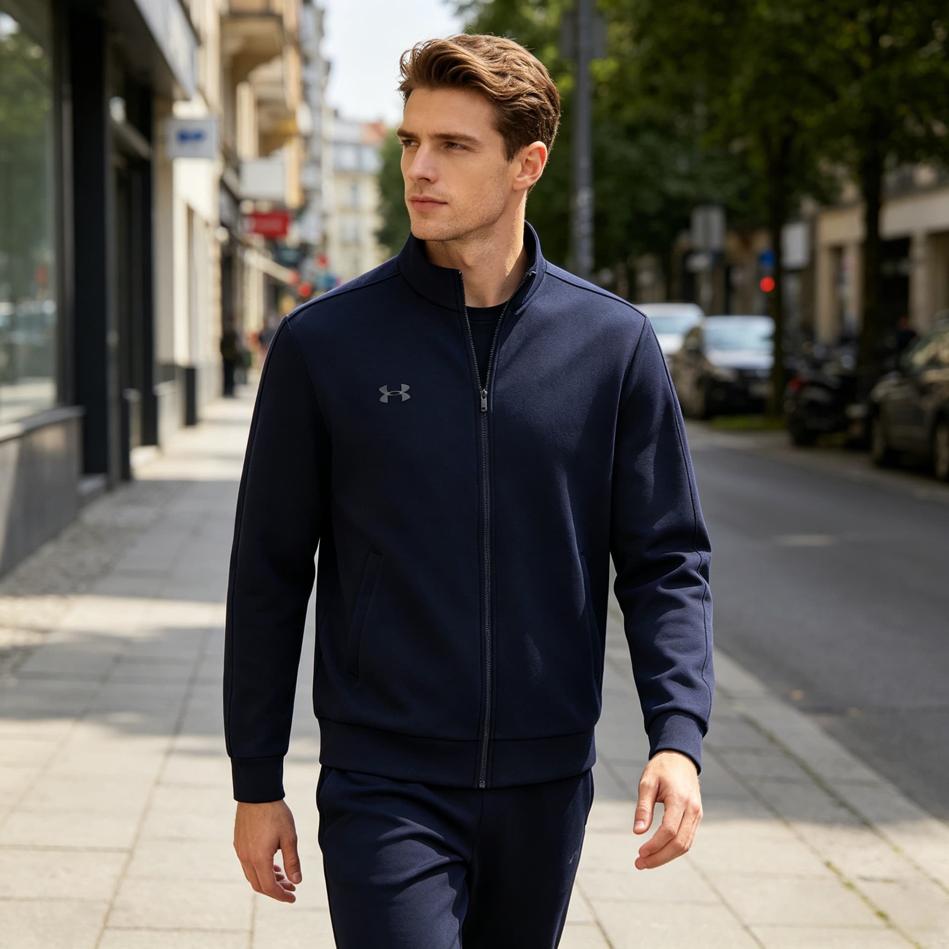 Куртка Куртка Under Armour унисекс темно-синяя - изображение 6