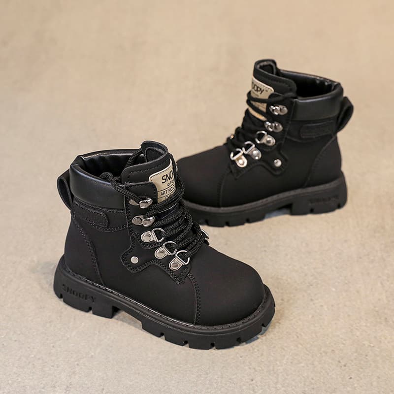 SNOOPY Детские кожаные сапоги High Top Kids - изображение 10