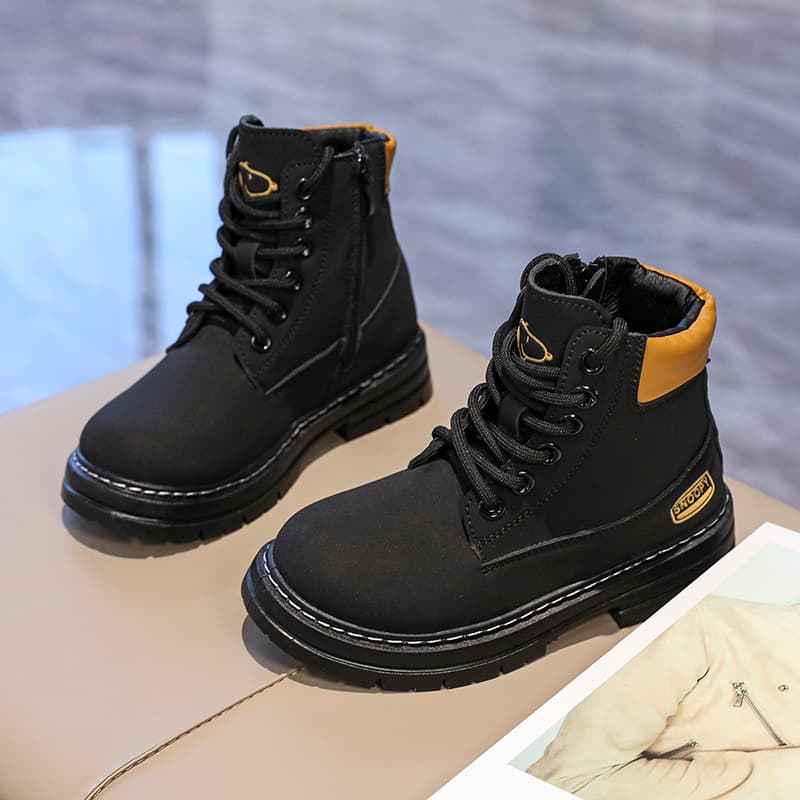 SNOOPY Детские кожаные сапоги High Top Kids - изображение 10