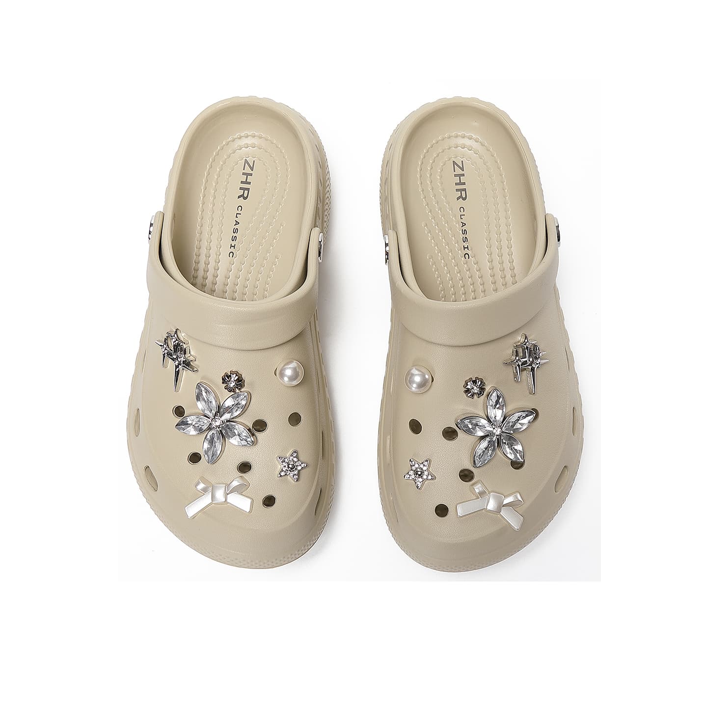 Сабо ZHR Sabo Rubber Khaki Women's - изображение 5